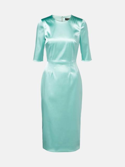 Dolce & Gabbana Satin midi dress