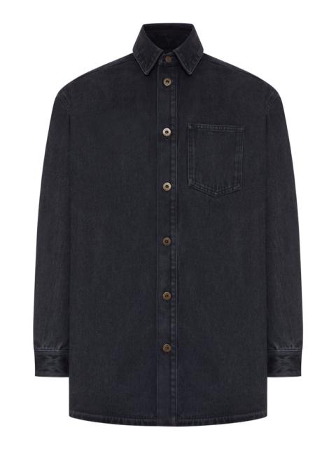 Loewe Loewe Men Denim Anagram Overshirt