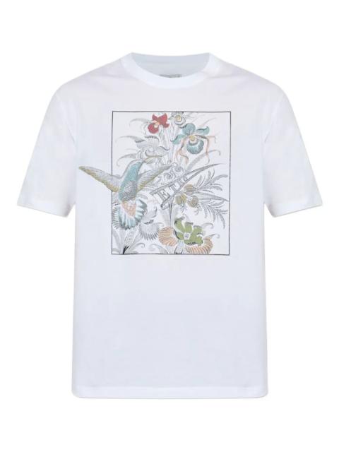 Etro Etro Men Floral-Print Cotton T-Shirt