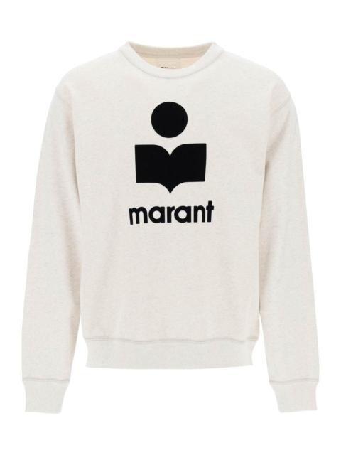 Isabel Marant MIKOY FLOCKED LOGO SWEATSHIRT