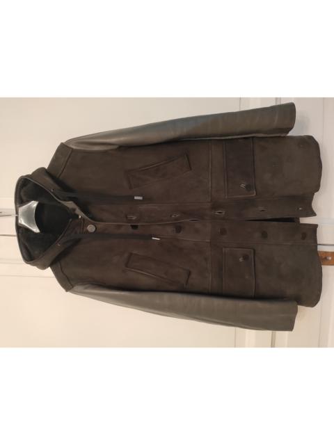 Other Designers Paolo Pecora - Shearling parka in khaki.Like Saint Laurent or Gucci