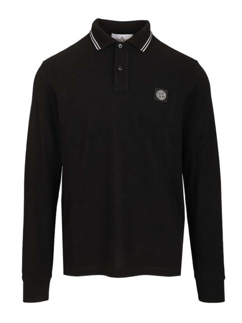 Stone Island Stone Island Men Long-Sleeved Polo Shirt