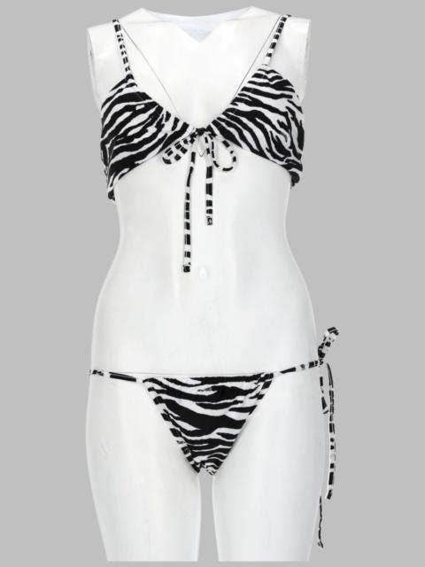 THE ATTICO The Attico Women Bikini "Il Primo Bagno" Con Stampa Animalier
