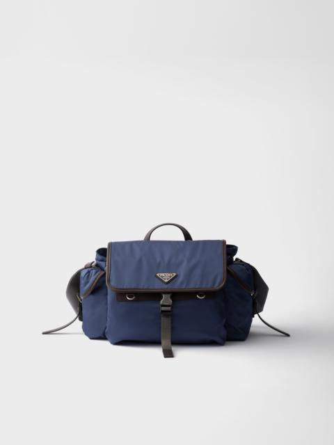 Prada Re-Nylon and leather shoulder bag