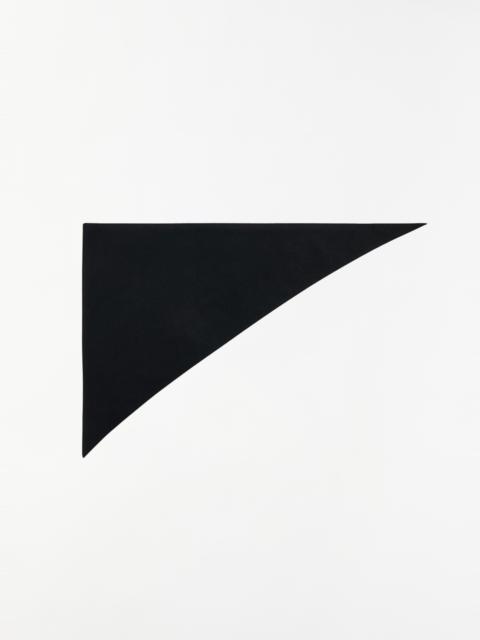 The Row Leomine Cashmere Scarf — Black