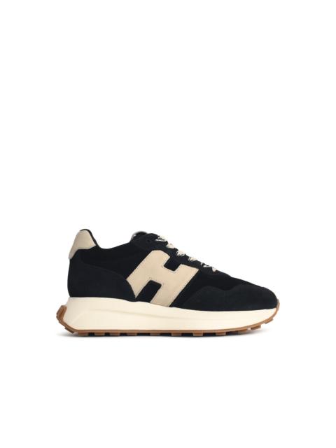 HOGAN Hogan H641 Black Leather Women Sneakers