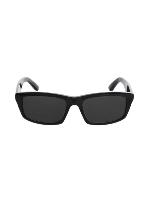 BALENCIAGA Men's Soho Rectangle Af Sunglasses  in Black