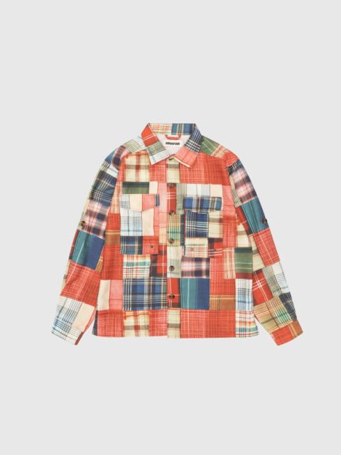 Metalwood Studio MADRAS PATCH EXPLORER SHIRT
