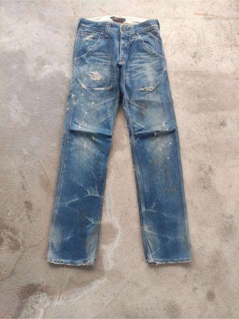 Other Designers Vintage Japanese Brand Button Distressed 6 pocket jean