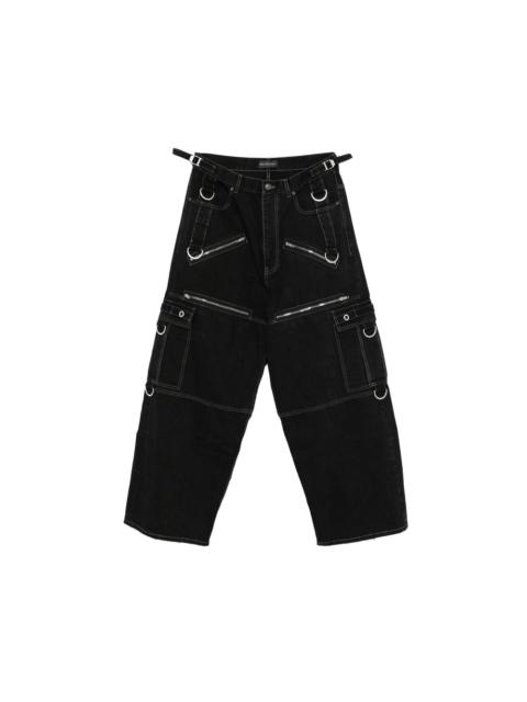 BALENCIAGA Balenciaga Black Denim - Regular & Straight-Leg Jeans Men