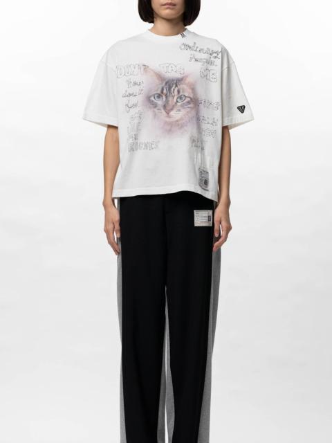 Maison MIHARAYASUHIRO Cat Printed T-shirt