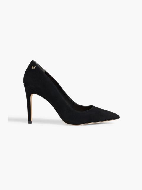 Stuart Weitzman Leigh 75 suede pumps