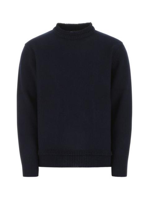 MAISON MARGIELA Navy Blue Wool Blend Sweater
