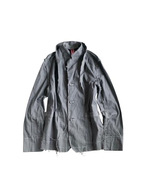 UNDERCOVER Undercover 2000s Distressed Cotton Linen Jacket