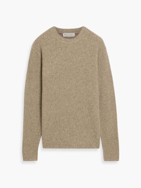 ALEX MILL Jordan marled ribbed cashmere sweater