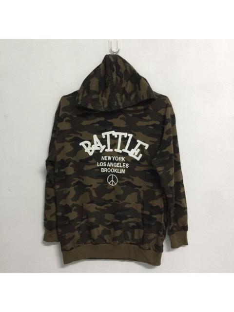 Other Designers Browny hoodie camouflage spellout Battle New York