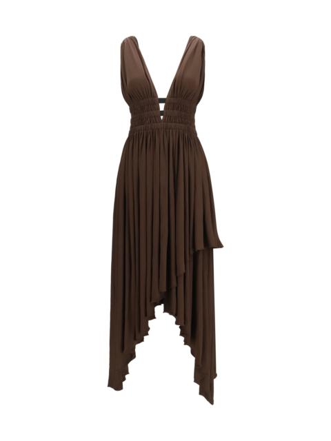 Alaïa Alaïa Deesse Dress Chocolat