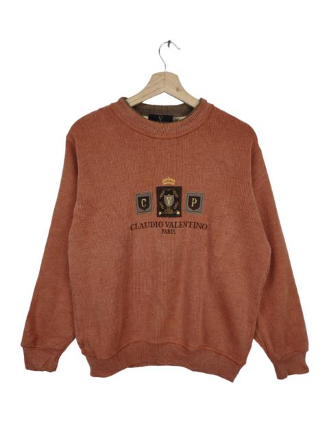 Other Designers Archival Clothing - Vintage Claudio Valentino Paris Sweatshirt Crewneck