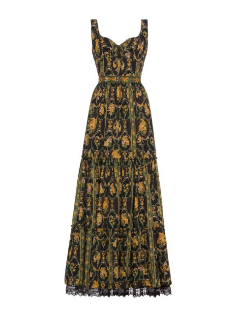 Agua by Agua Bendita Azulejo Cordillera Maxi Dress