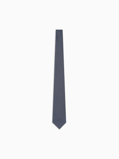 GIORGIO ARMANI JACQUARD SILK TIE
