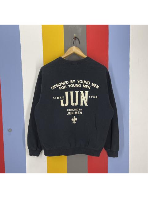 Other Designers Japanese Brand - JUN MEN Crew Neck Sweatshirt #1450/AX