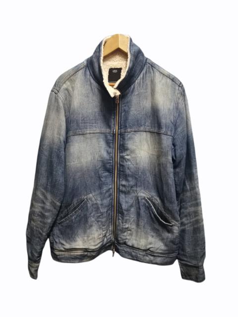 Other Designers Japanese Brand - Azul By Mossy Sherpa Denim Jacket