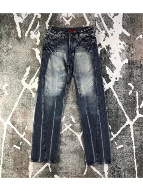 Other Designers Designer - Euro Eagle Co Jeans Faded Blue Denim KJ1655