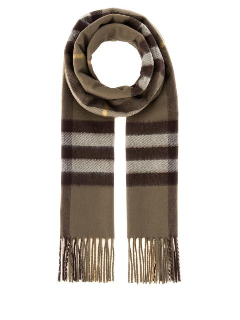Burberry Embroidered cashmere scarf
