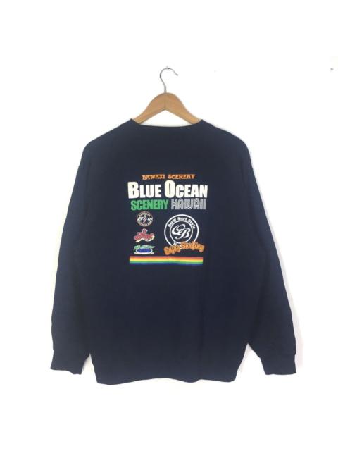 Other Designers Vintage - Blue Ocean Sweatshirt Nice Design