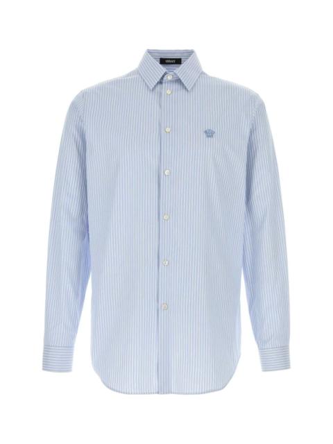 VERSACE Versace Men Embroidered Poplin Shirt