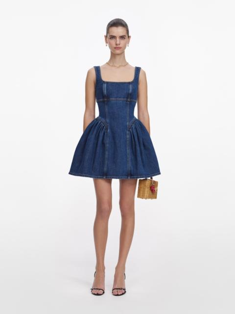 self-portrait Denim Mini Dress