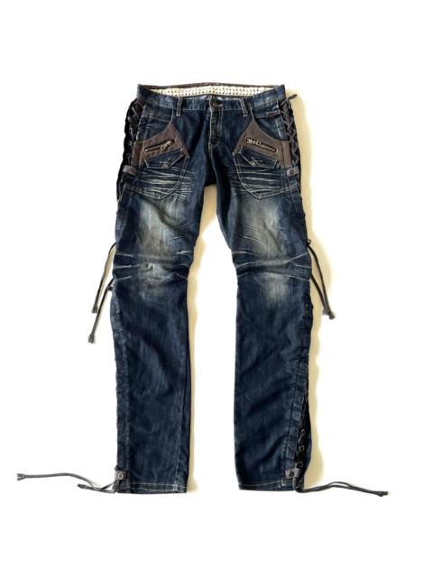 PPFM Cyber Lace-Up Jeans