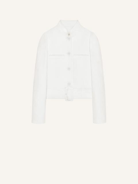 courrèges BUCKLE HERITAGE TWEED JACKET