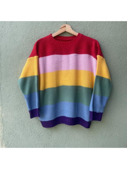 Other Designers Rainbow - Japanese Vintage RAINBOW Knitwear Sweater Jumper!!