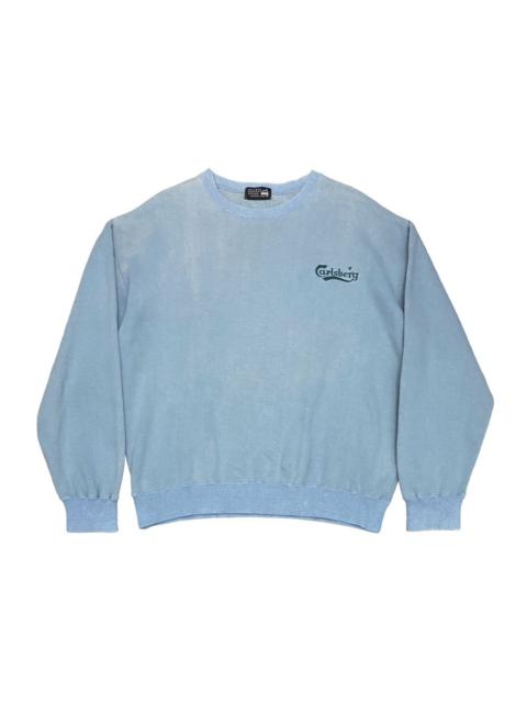 Other Designers 90s Vintage Distressed Embroidered Carlsberg Sweatshirt