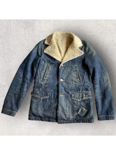 NUMBER (N)INE FW07 Denim Shearling Jacket