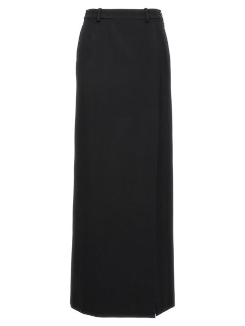 BALENCIAGA Balenciaga Women Long Wool Skirt