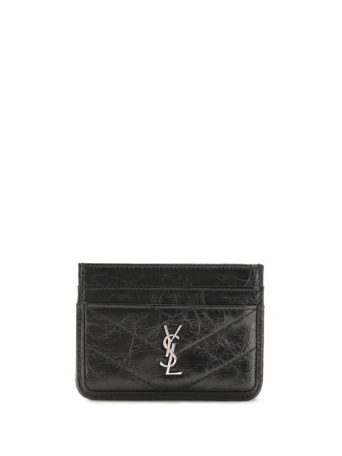 SAINT LAURENT Saint Laurent Women Niki Vintage Leather Card Holder