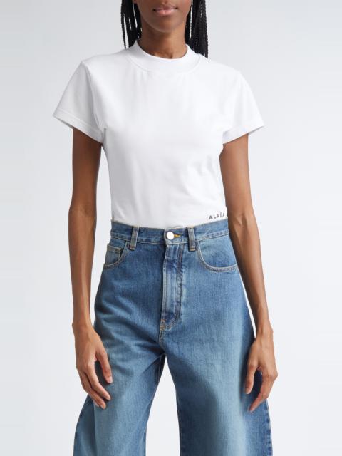 Alaïa Alaïa T-Shirt Body in Blanc at Nordstrom