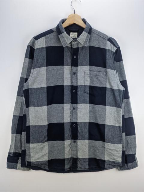Other Designers Japanese Brand - Steals🔥Plaid Flannel Jacket by Back Number