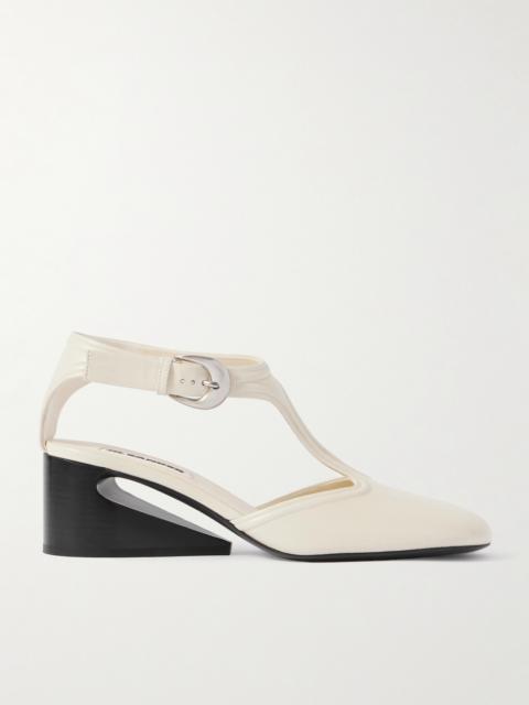 Jil Sander Leather Mary Jane Pumps