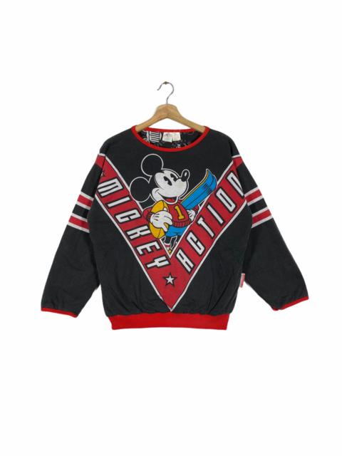 Other Designers Vintage 90s Mickey Mouse Action Reversible Sweatshirt