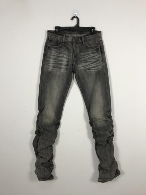 Other Designers Japanese Brand - Japan Punk Acid Wash Denim Jeans #2432