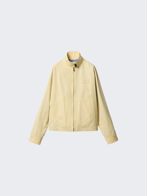 Miu Miu Popeline Jacket Vaniglia