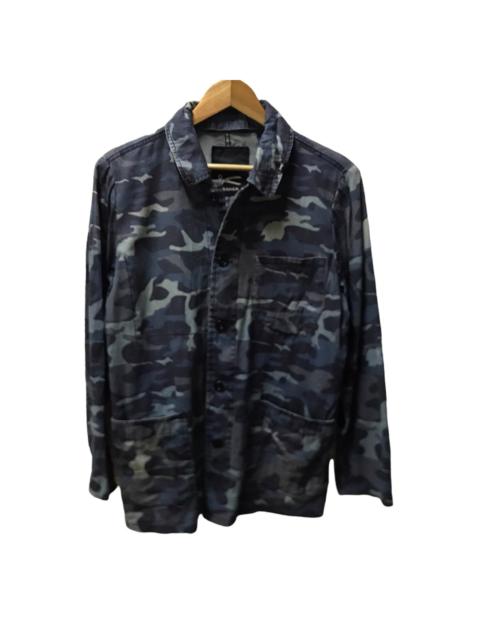 Denham camouflage button shirt
