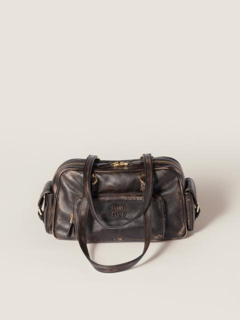 Miu Miu Pocket nappa leather top-handle bag
