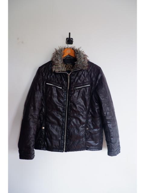 Other Designers Tornado Mart - Spinach Padded Fur Jacket
