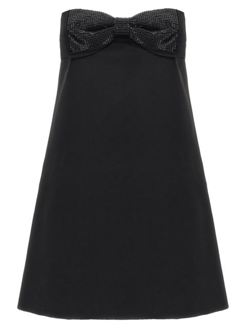 self-portrait Self Portrait Women 'Black Crepe Bandeau Mini' Dress