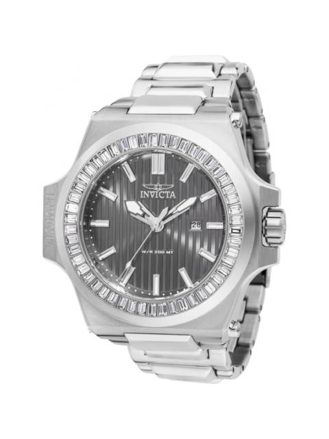 Other Designers Invicta Akula Quartz Crystal Gunmetal Dial Men's Watch 49132
