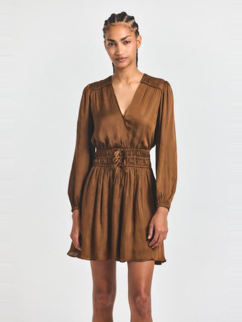 DEREK LAM 10 CROSBY CALANTHE LONG SLEEVE DRESS